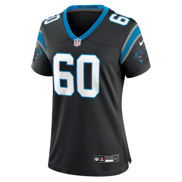 Nick Samac Carolina Panthers Nike Women's Team Game Jersey -  Black