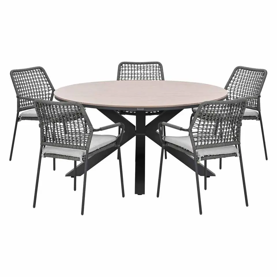 Garden Impressions Natas - Tulli tuinset grijs 6-delig