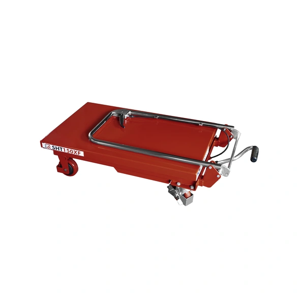 Scheren-Hubtischwagen, max. Tragfähigkeit: 150 kg, Gabellänge x Gabelweite: 74 x 50