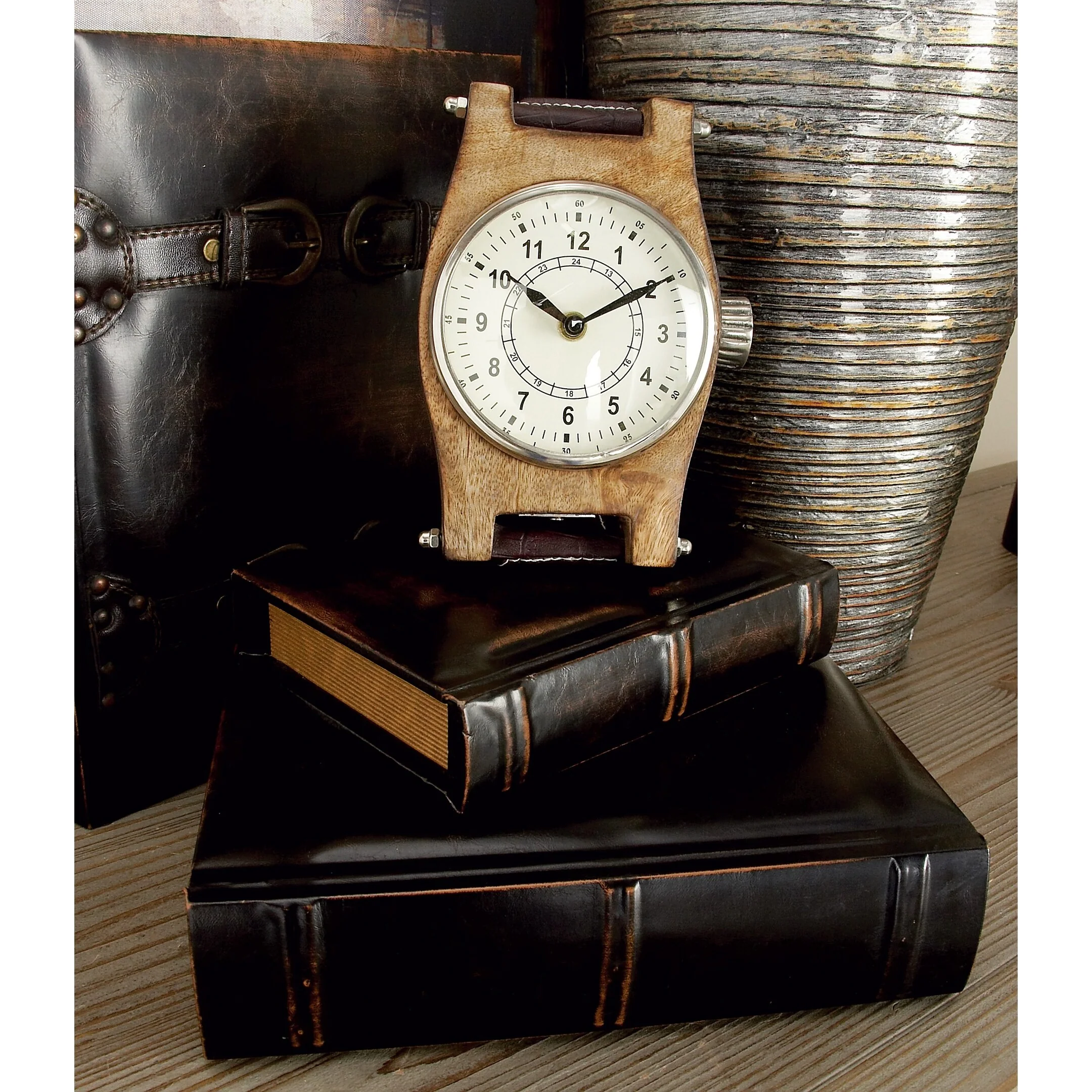 Brown MDF Traditional Box (Set of 3)