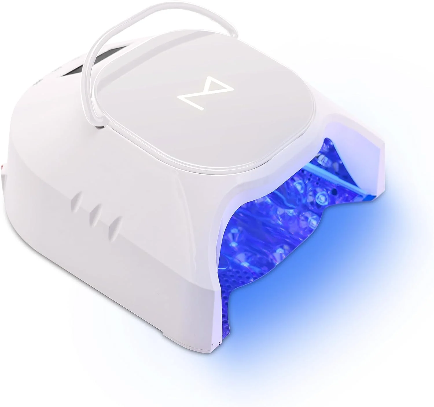 Professional Hybrid 86W Wireless Rechargeable UV LED Nail Curing Lamp Cordless Nail Dryer for Gel Nails, Manicure, Pedicure (Black)(White)