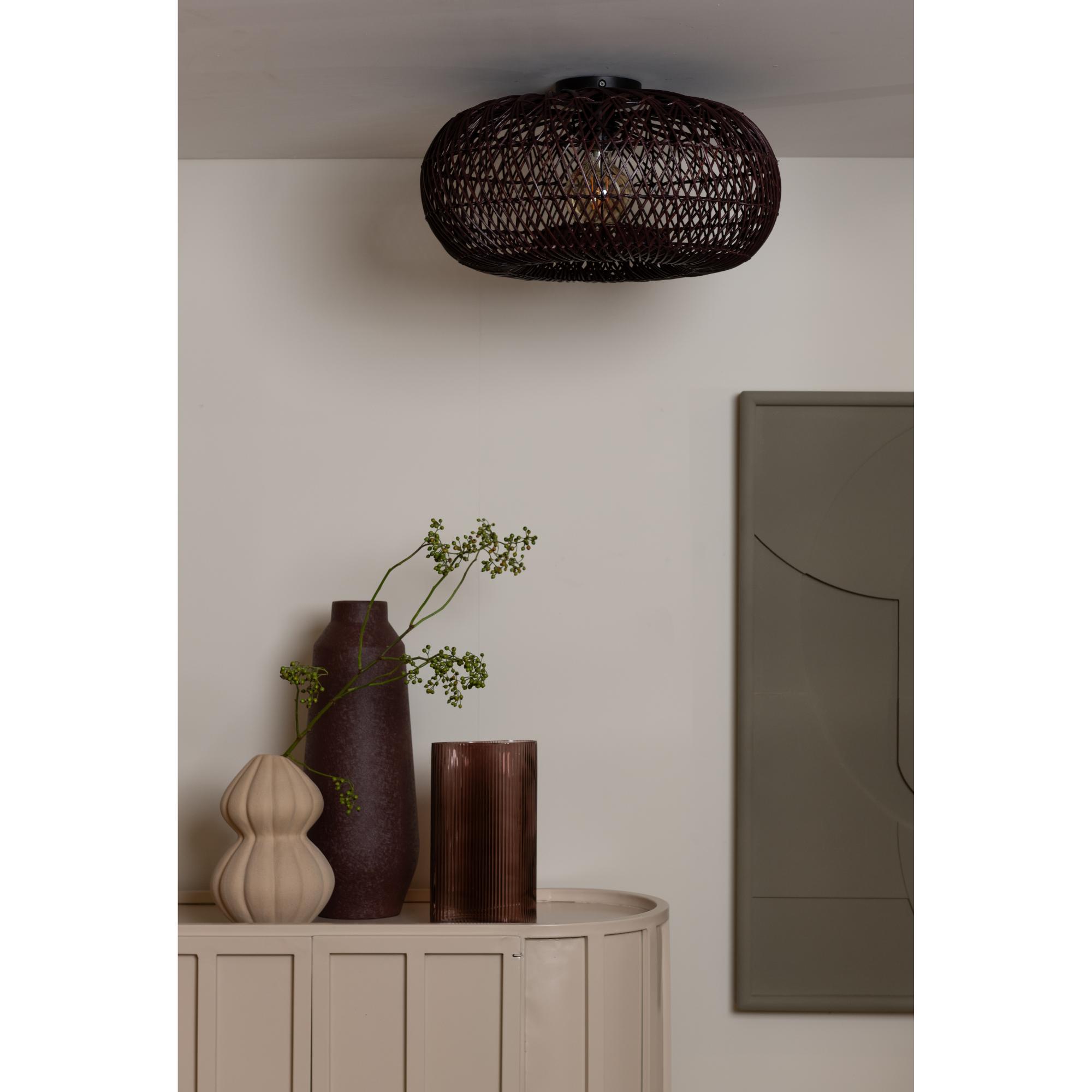 GOOD&MOJO Plafonniere Arizona - Bordeaux - Ø50cm