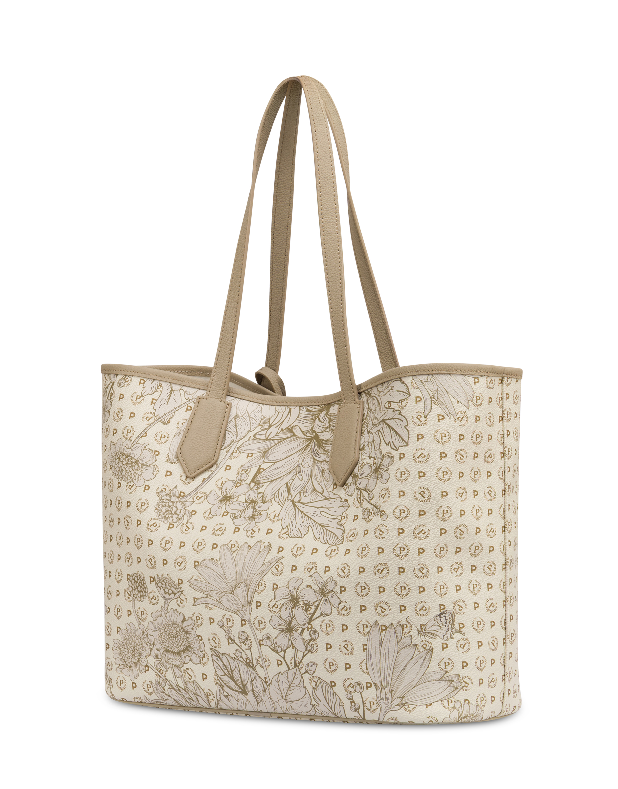 Shopping Bag Heritage Botanical Avorio/ghiaccio