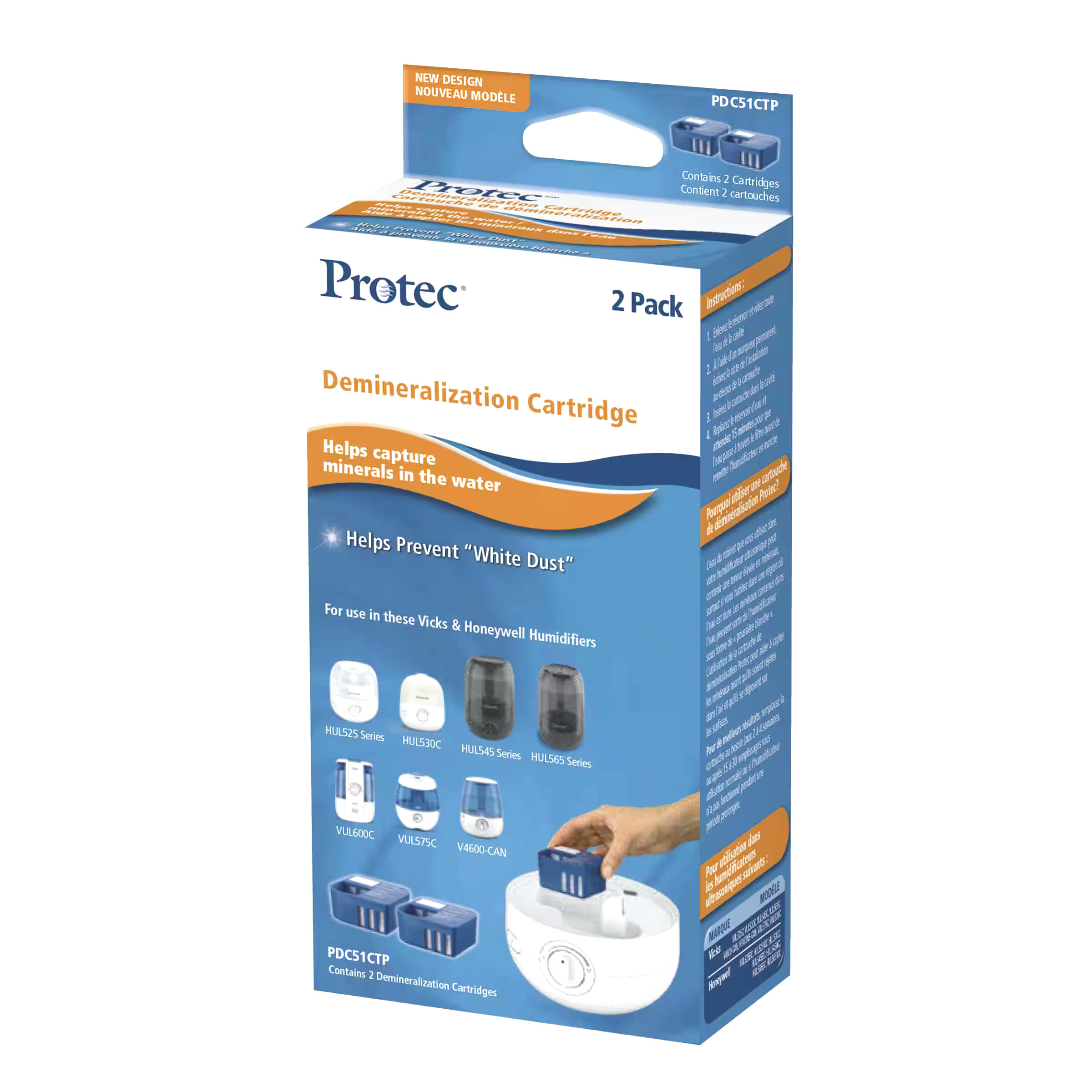 Protec® PDC51CTP Demineralization Cartridge, 2-pk