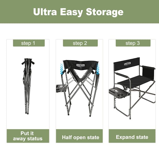 NNETM Folding Camping Chair with Cup Holder