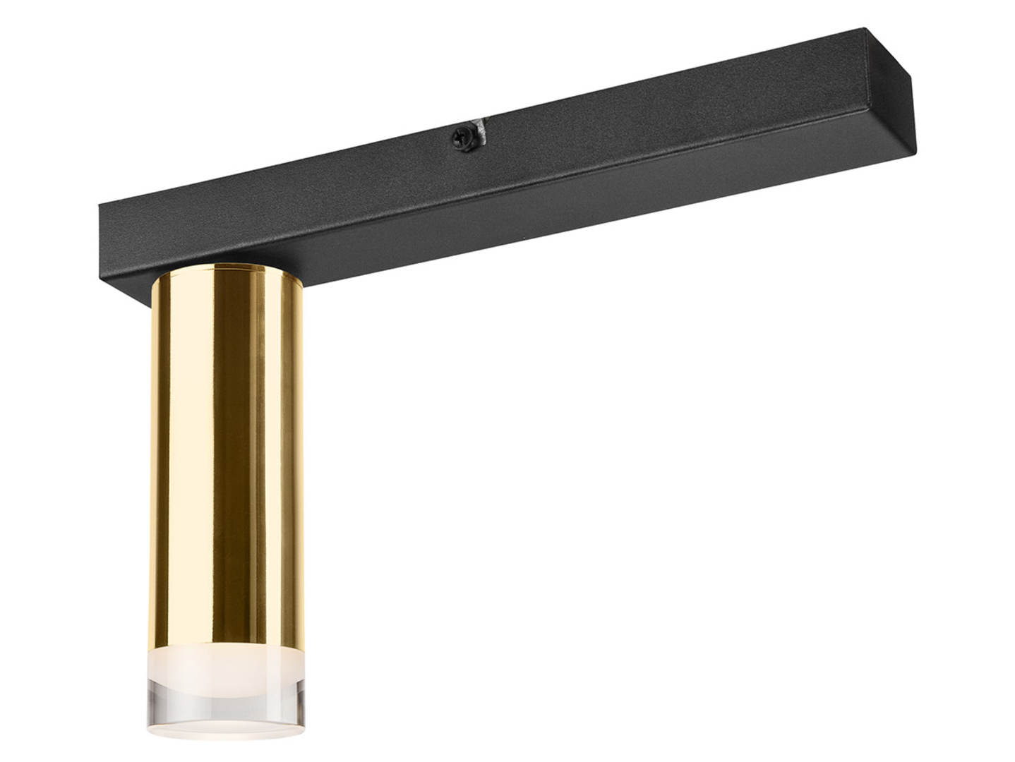 Lampa sufitowa Diego aluminiowa czarno-złota