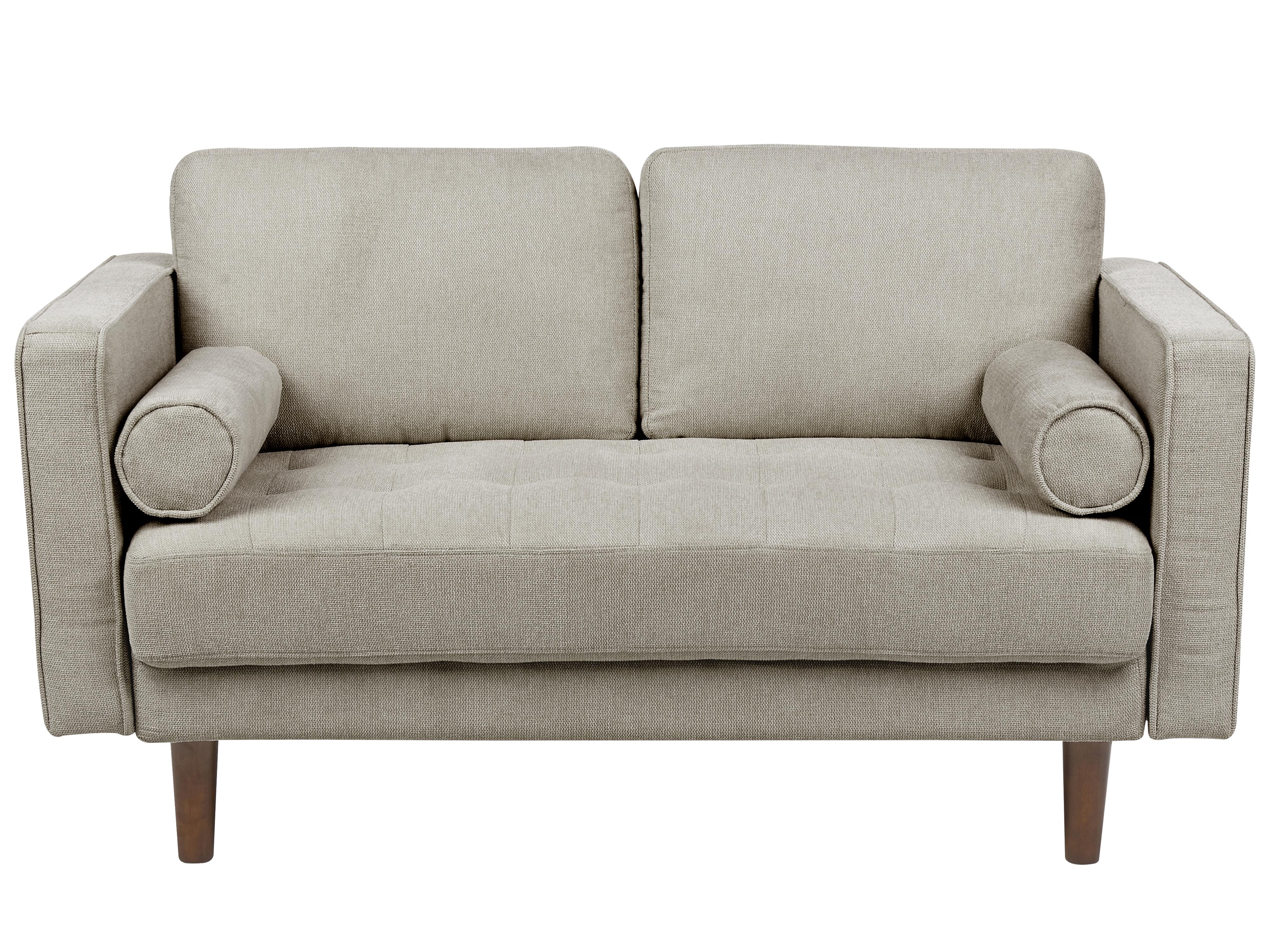 Sofa 2 Seater NURMO Fabric Taupe