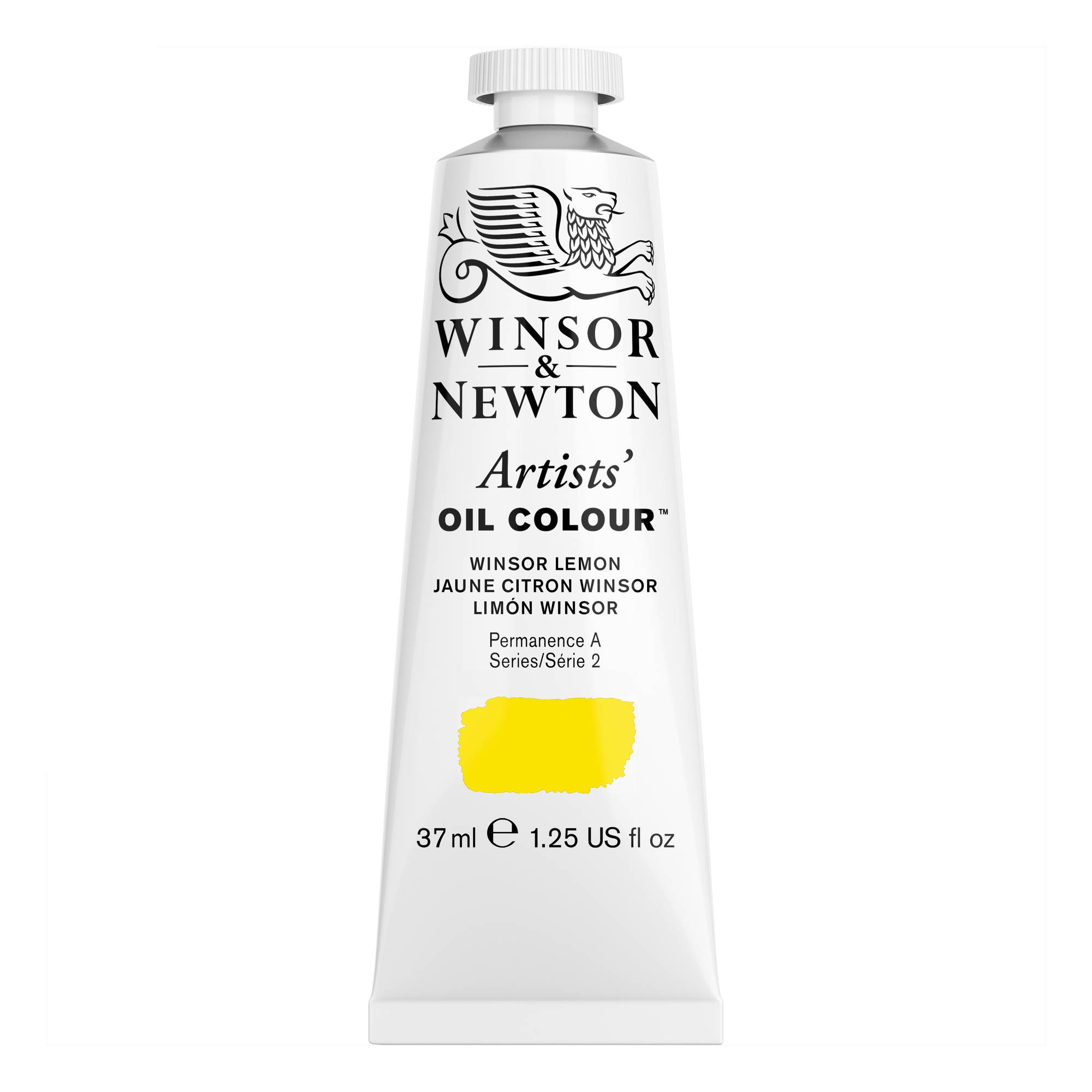 Winsor and Newton Artists Oil Colour Winsor Lemon 37ml