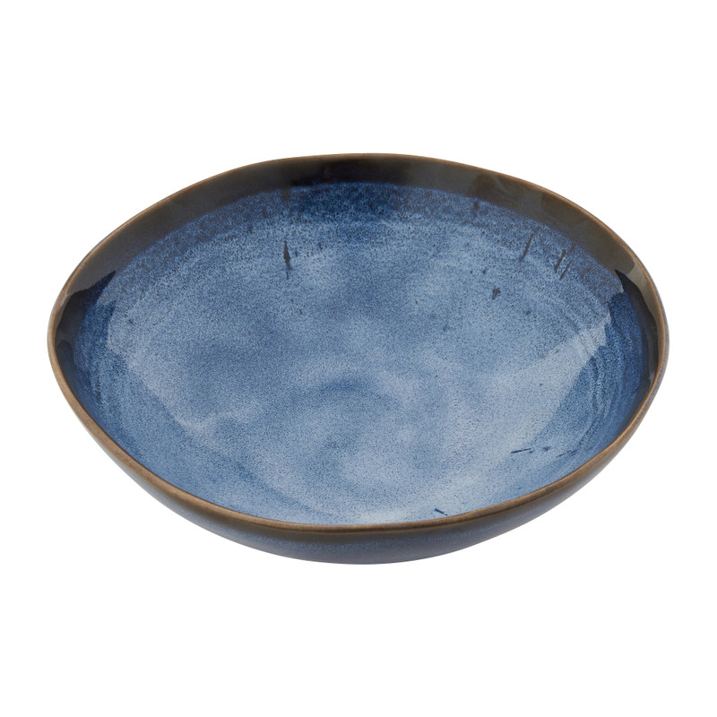 Diep bord Toscane - donkerblauw - &Oslash;19 cm