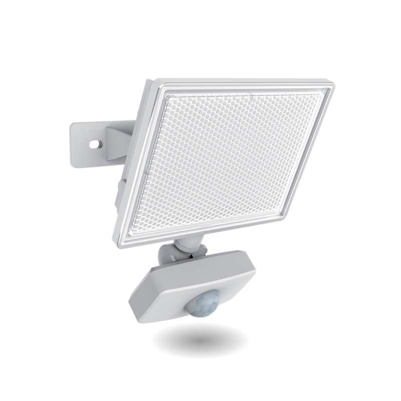 Projecteur extérieur LED avec détecteur de mouvement blanc 20 W XANLITE