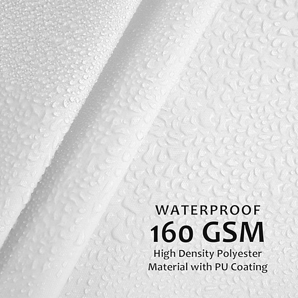 BASHLWUA Voile d'ombrage Rectangulaire 3x4 Mètre Imperméable Voile Ombrage résistant à l'eau Anti UV 4x3 m pour Jardin Terrasse Pa