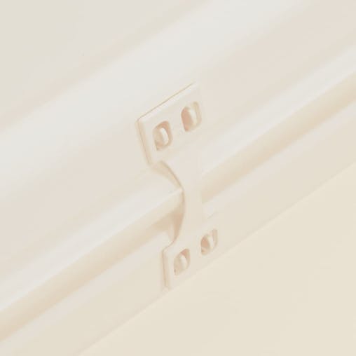 NNEVL Cushion Box White 86x40x42 cm 85 L