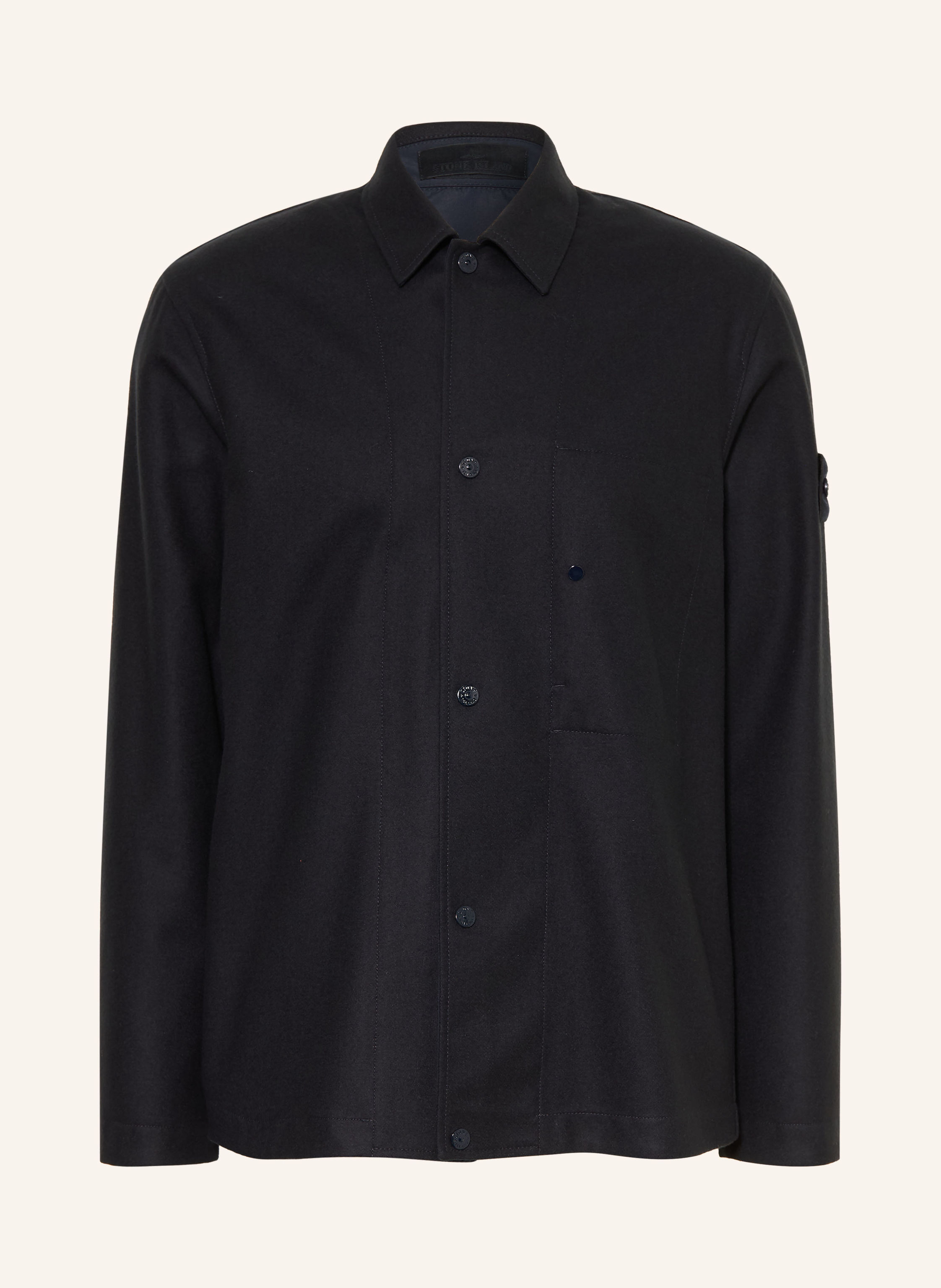 STONE ISLAND Overjacket GHOST aus Flanell