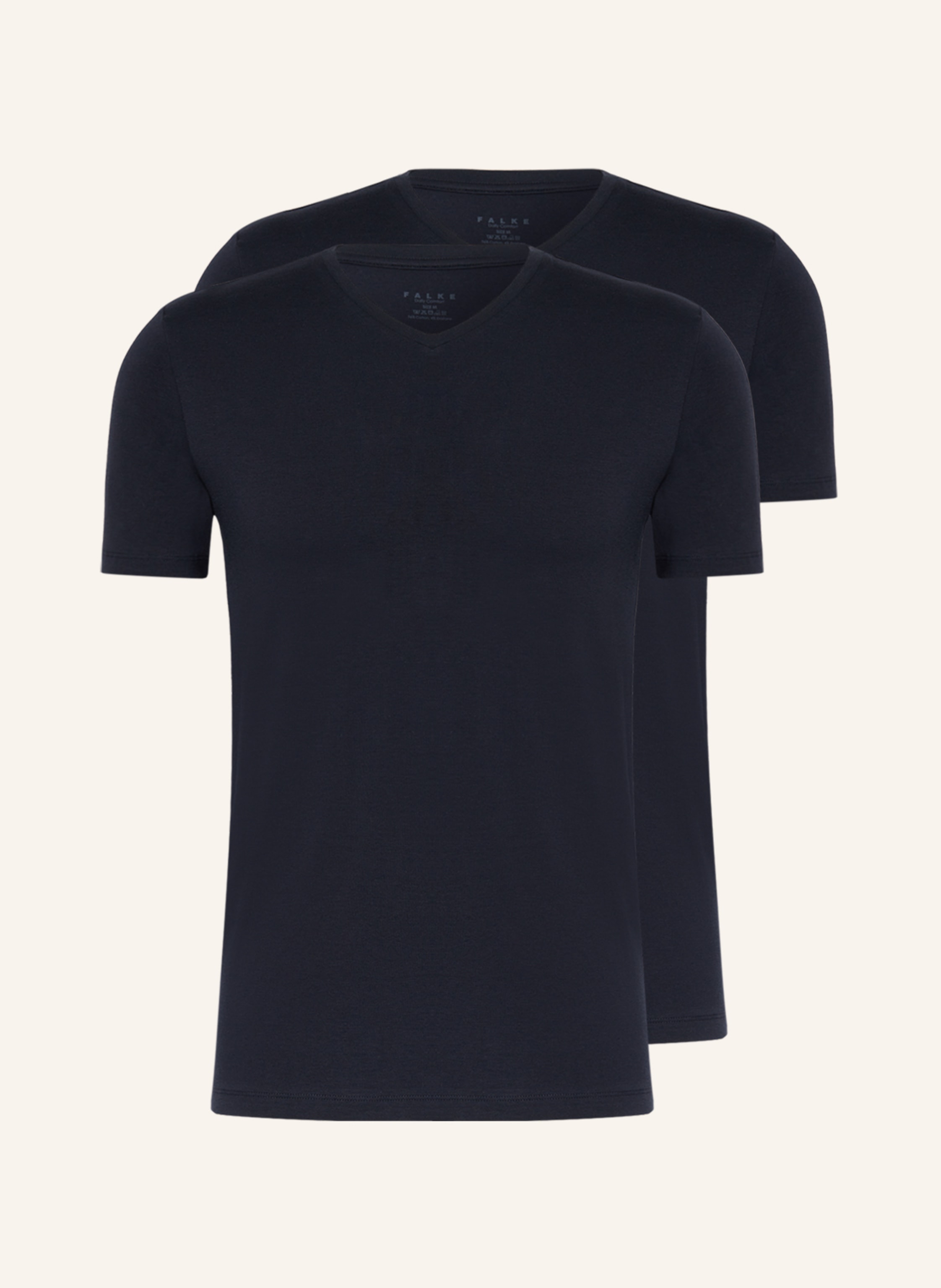 FALKE 2er-Pack V-Shirts DAILY COMFORT