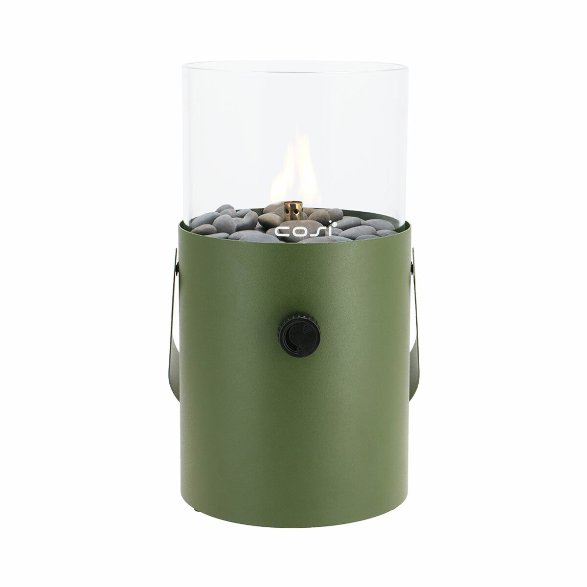 Cosi Fires sfeerhaardje Cosiscoop Original - moss green - Ø16 x 30 cm