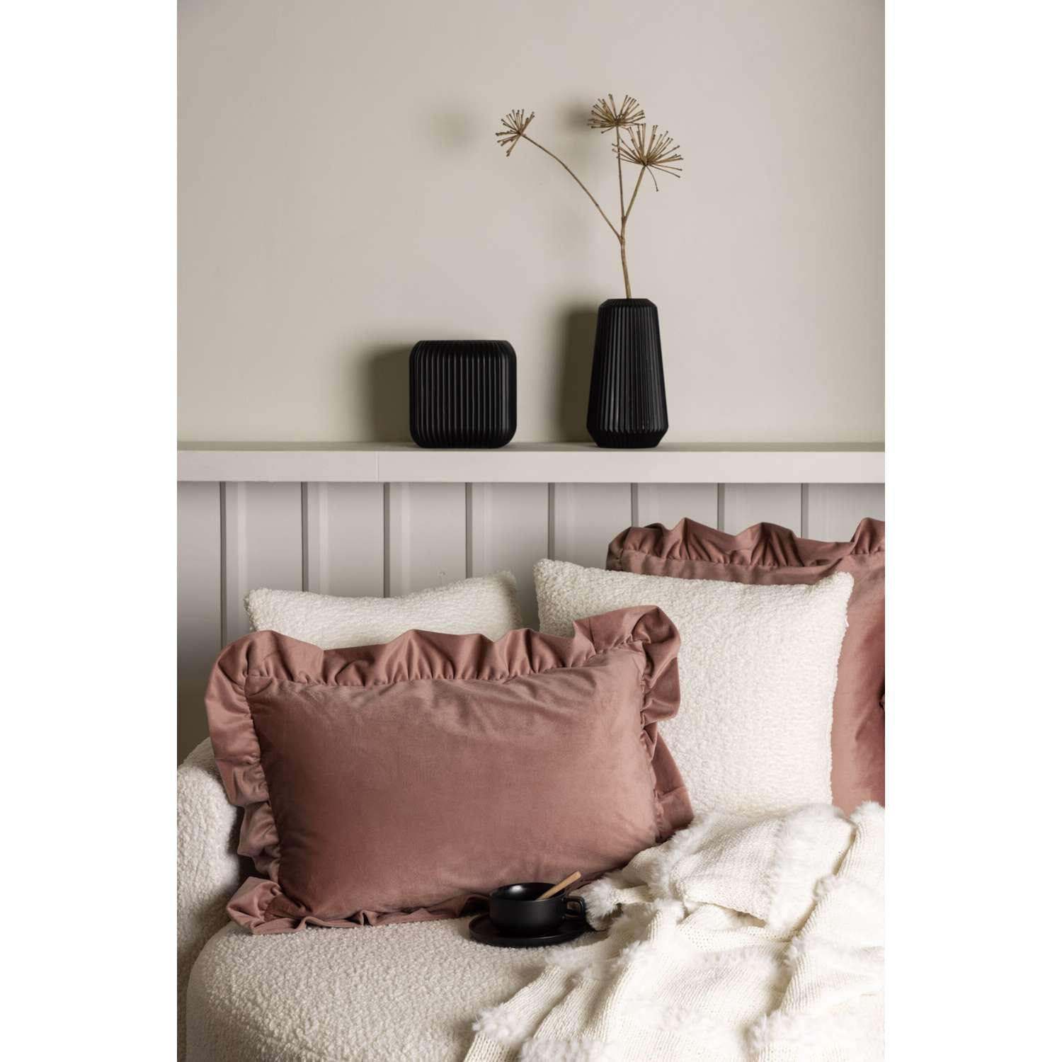 Venture Home Hailey Kussenhoes 40x60 - Roze