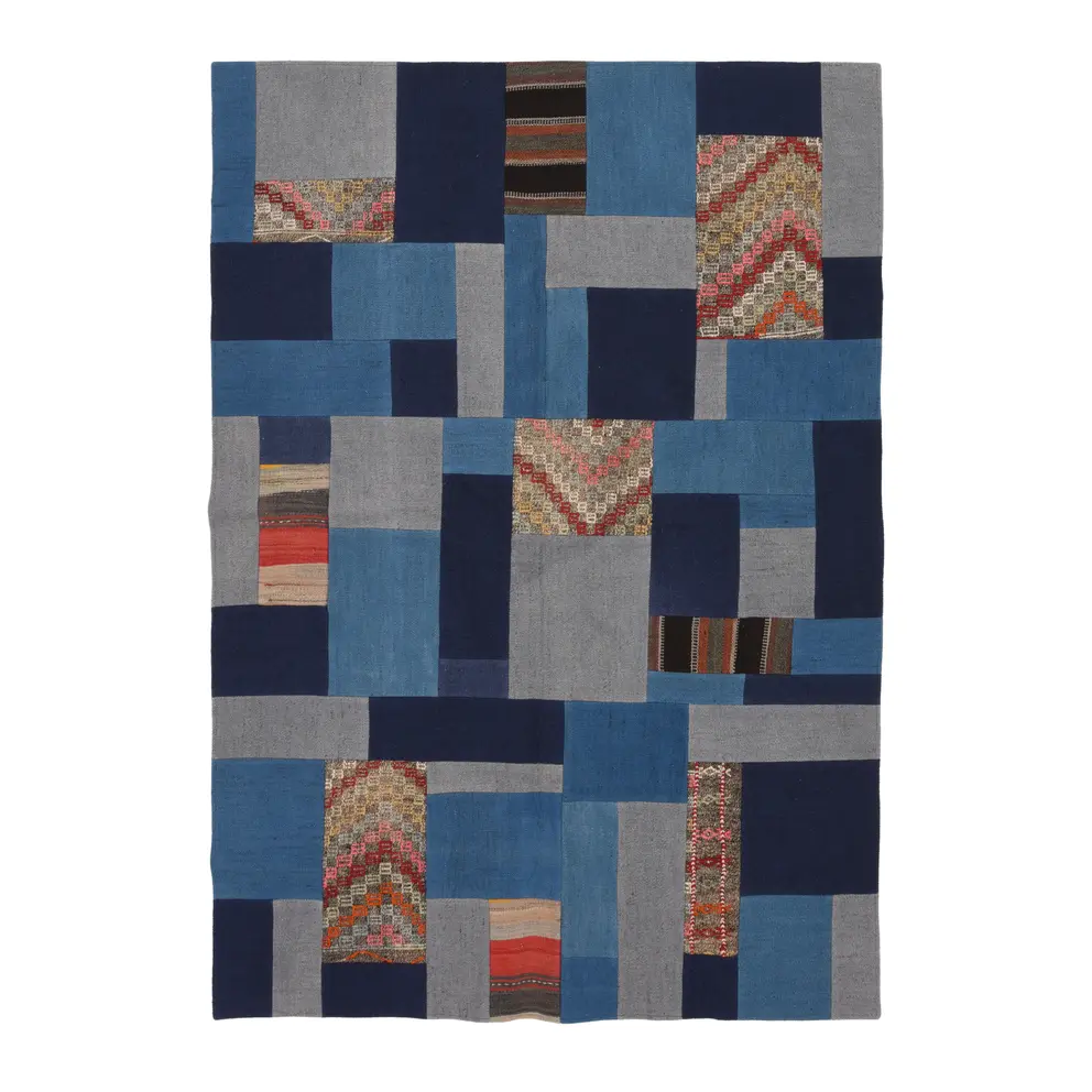Kelimteppich Renkli Kilim Patchwork