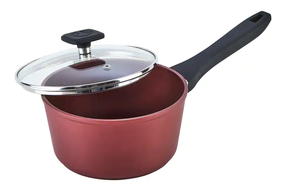 PADERNO Classic Saucepan, PFOA-Free, Non-Stick, Maroon