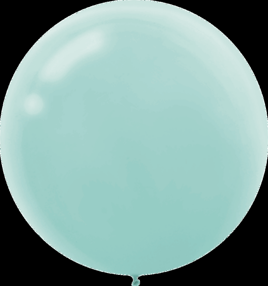 Round Latex Balloons, Assorted Colours, 24-in, 4-pk, for Birthday Party
