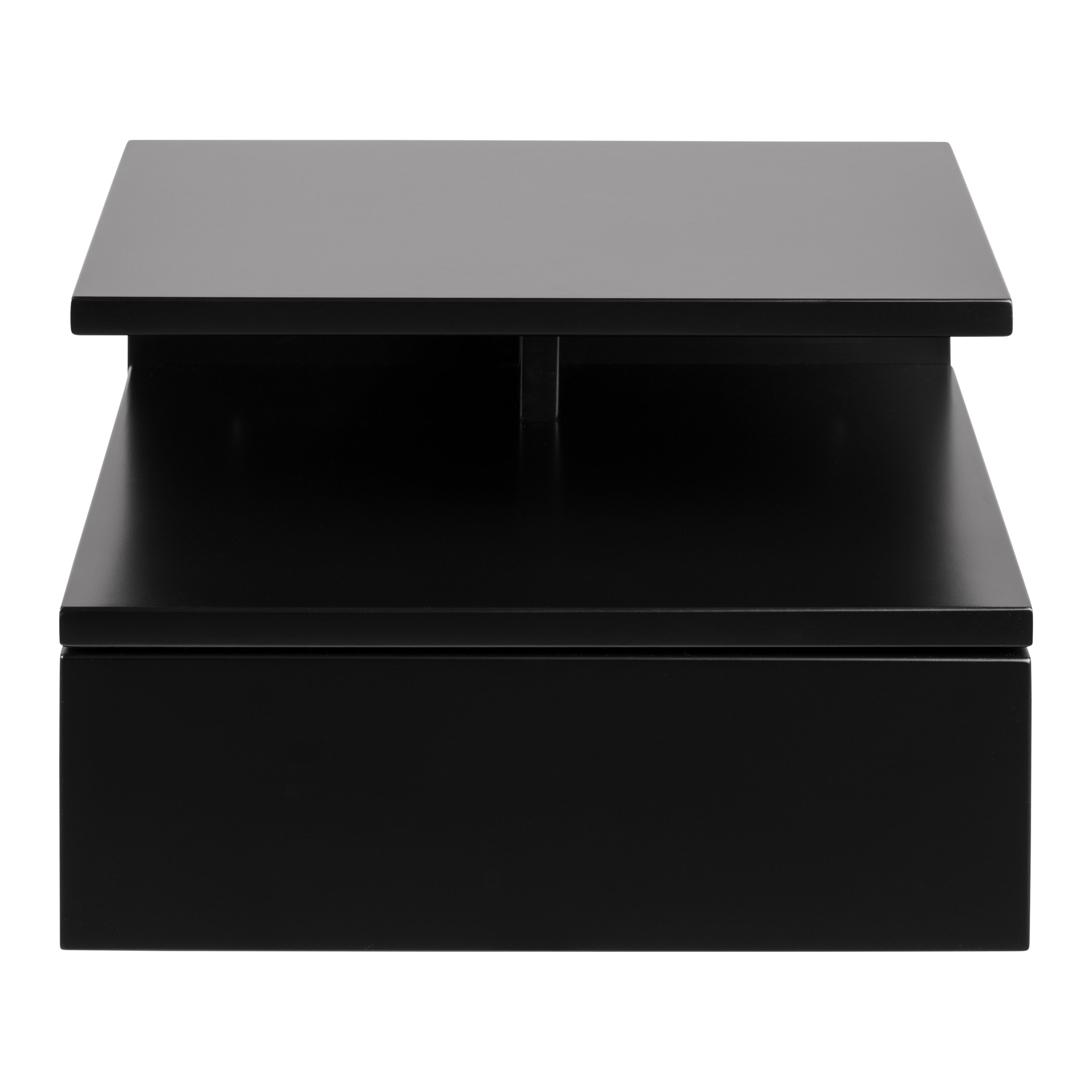 by fonQ basic Zoey Nachtkastje met bovenplank - Zwart