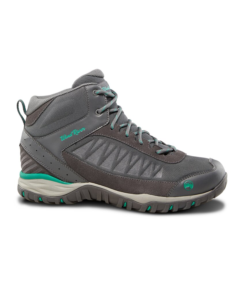WindRiver Women's Switchback Waterproof Hyper Dri 3 Mid Cut Hikers - Grey