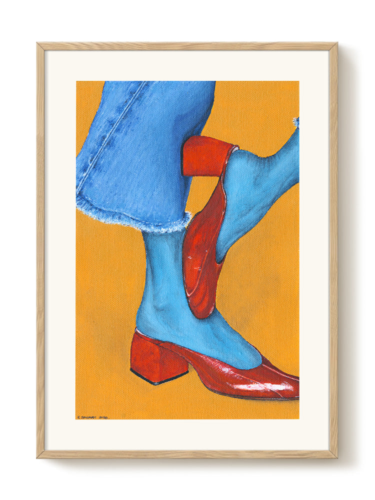 Roxanne - Red Heels - PSTR studio Kunst Poster