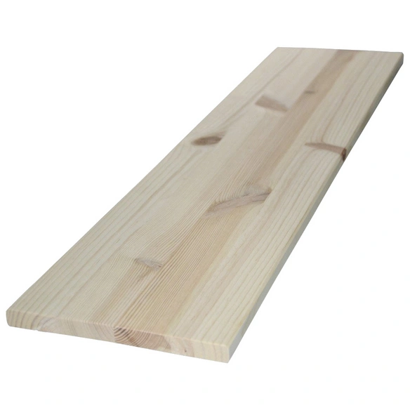 Leimholzplatte, Fichtenholz, BxHxL: 40 x 1,8 x 80 cm