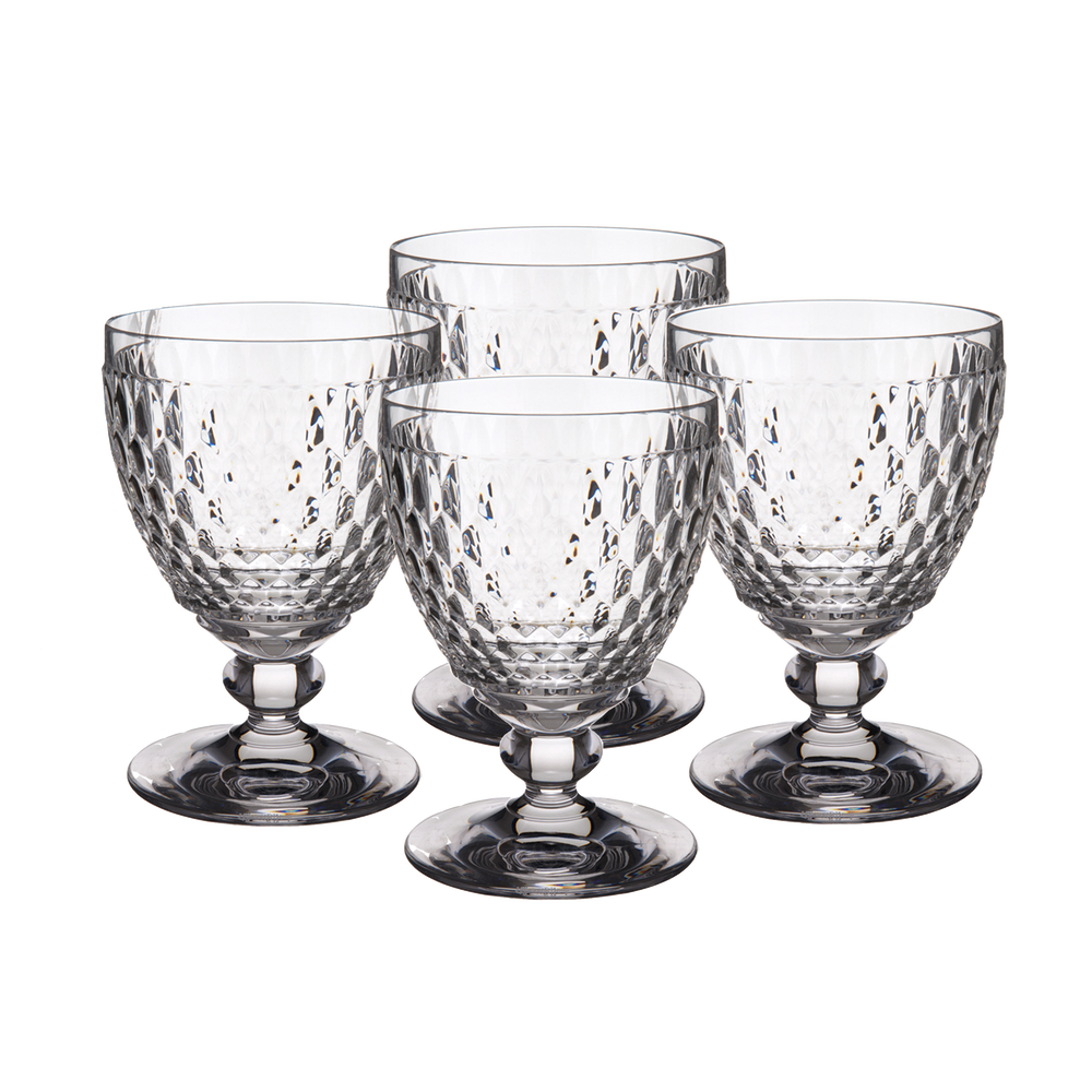 Boston Red wine glass - Clear, 6.8 oz, crystal glass