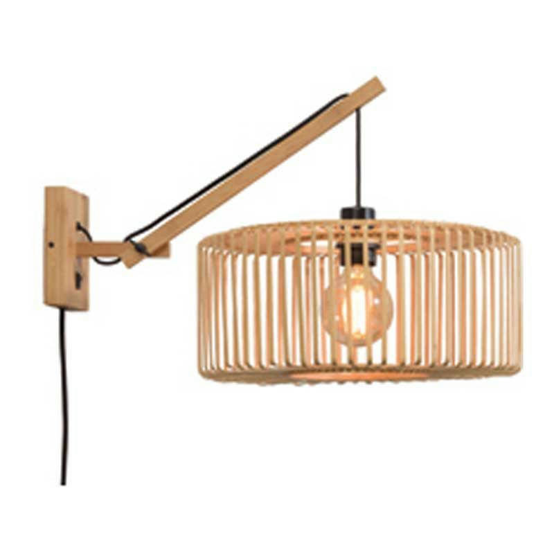 BROMO - Applique en bambou 2 bras L55cm