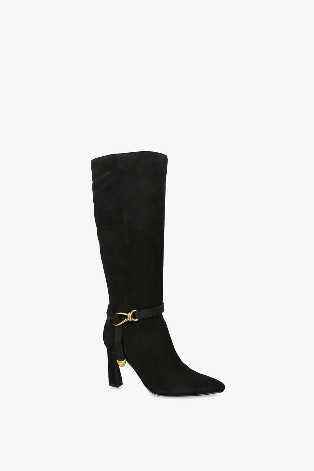 STEVE MADDEN Sirrens Black' Suede Boots