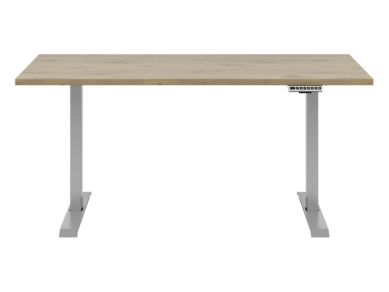 Biurko Connect 155 cm z elektryczną regulacją dąb viking