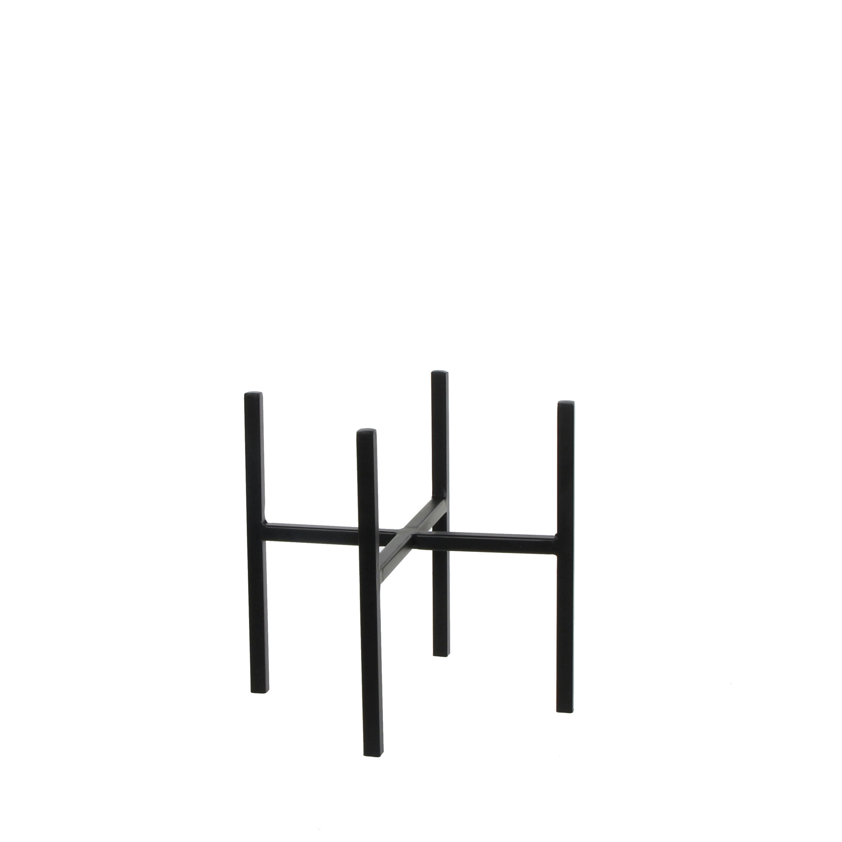 ASCOT - Porte-plante en métal noir H25