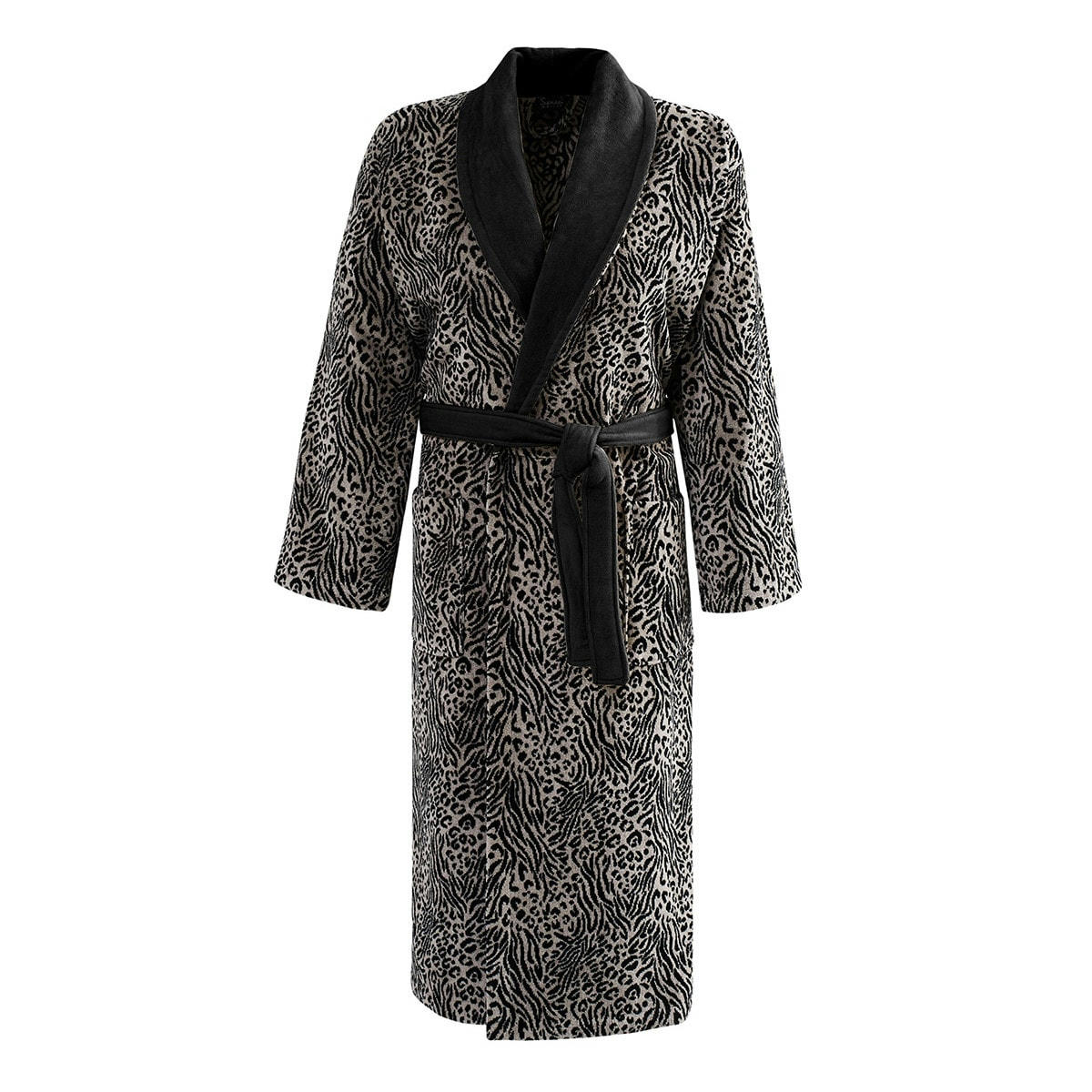 AMAZONIA - Peignoir col châle velours 420 g/m²   L