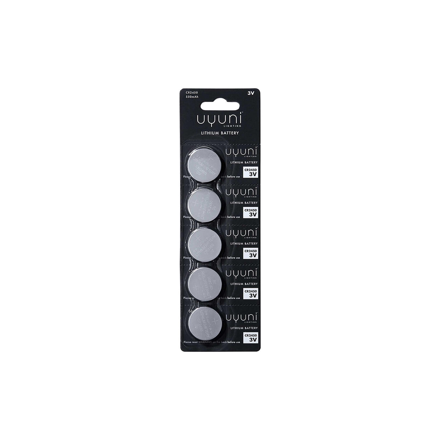 Lithium Metal Batteries CR2450 5 pcs