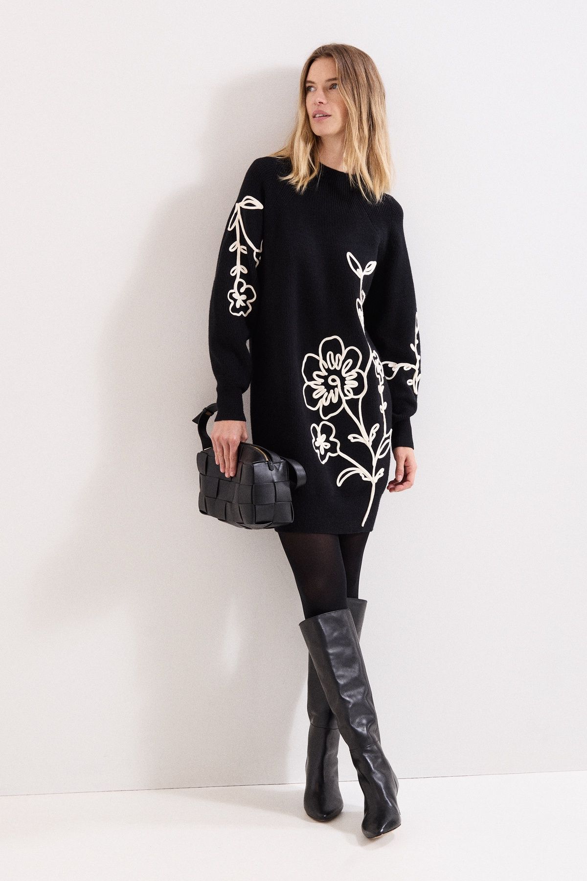 Phase Eight Rosa Long Sleeve Jumper Dress