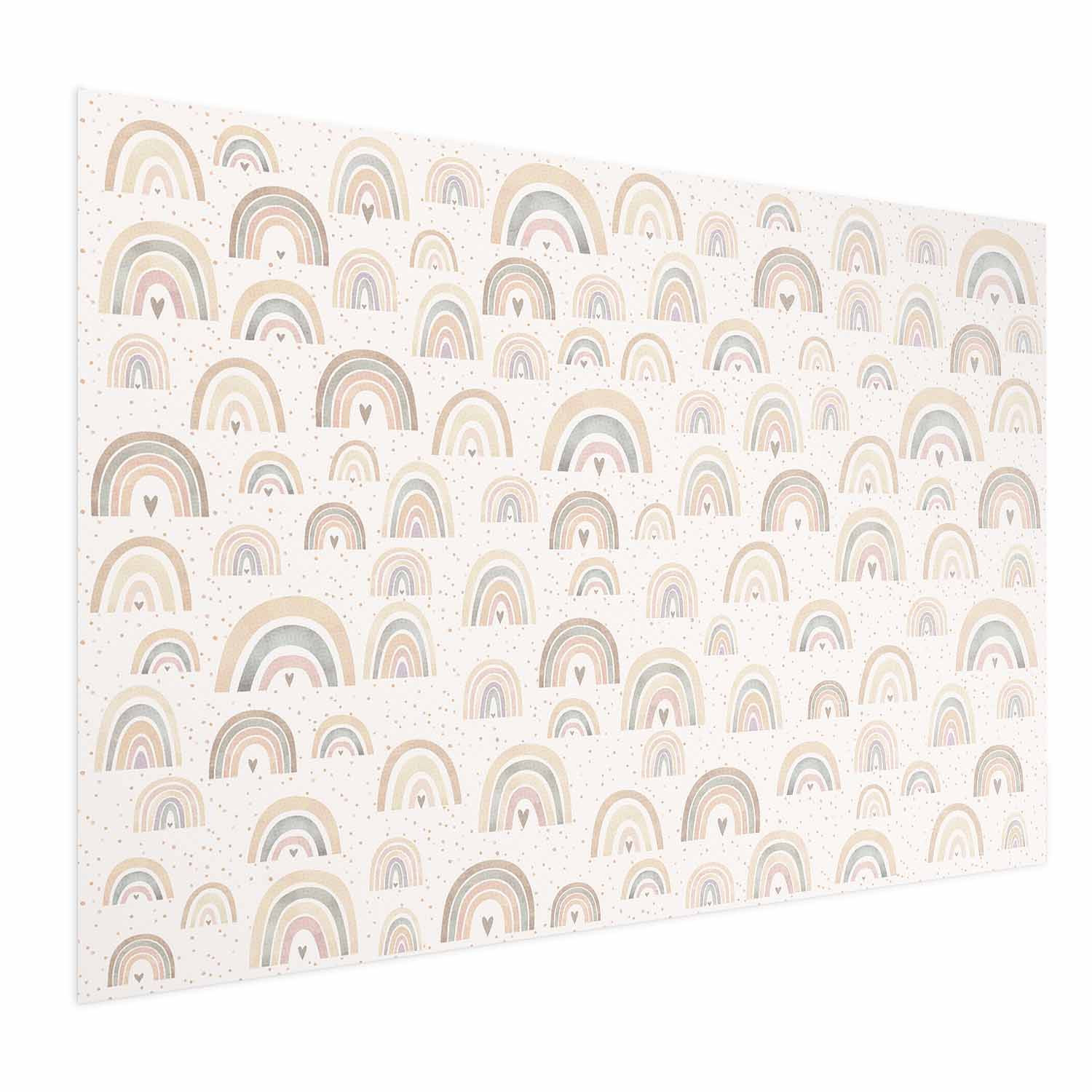 Plakat Tęcze i serca 30x21 cm