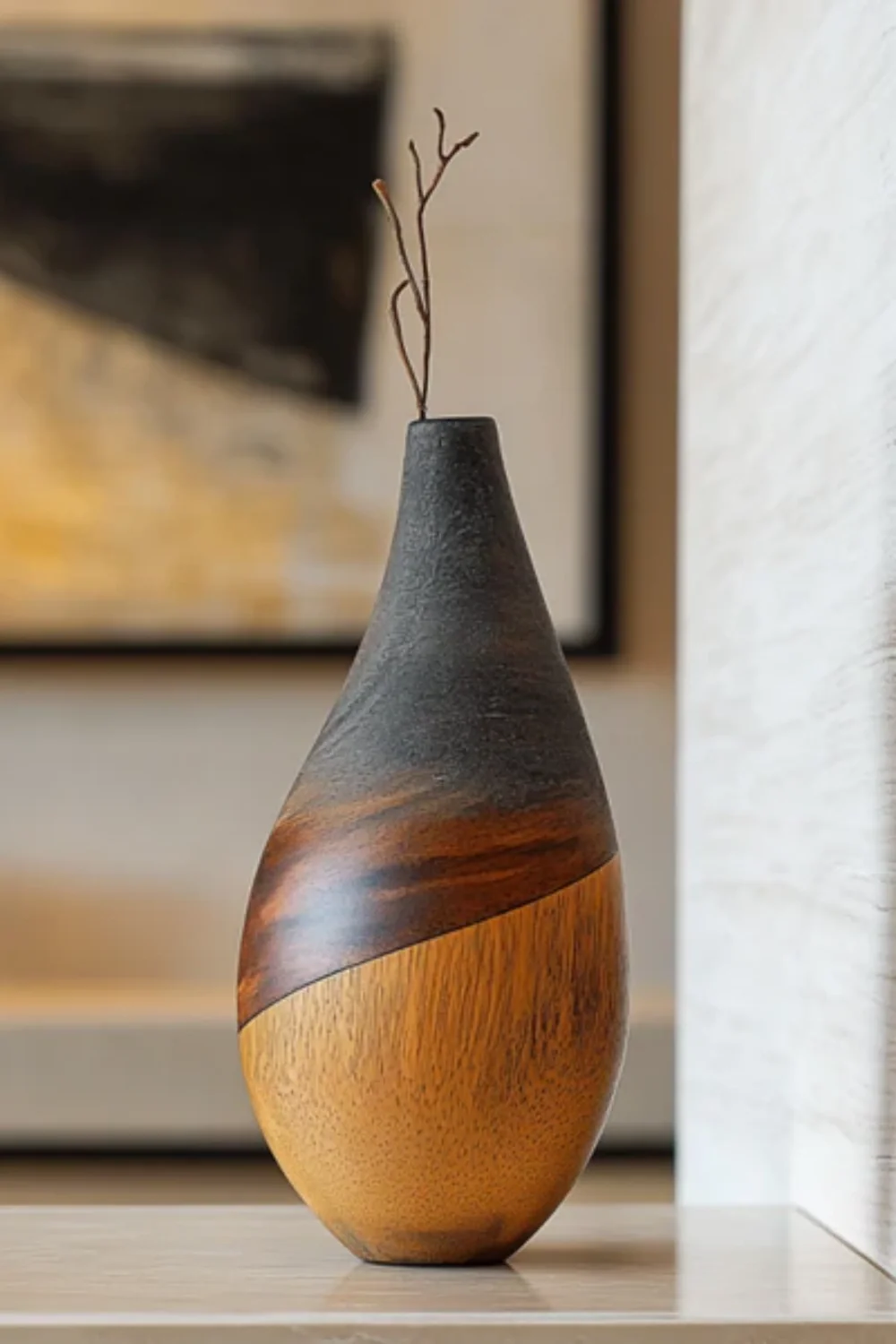 Vase Wood Sculpture #WG047