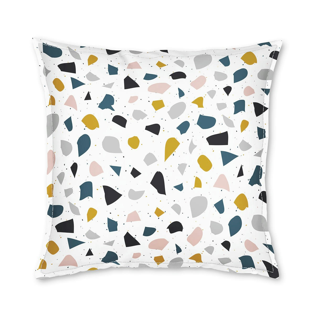 - Parure de lit en Polyester Blanc 220x240 cm