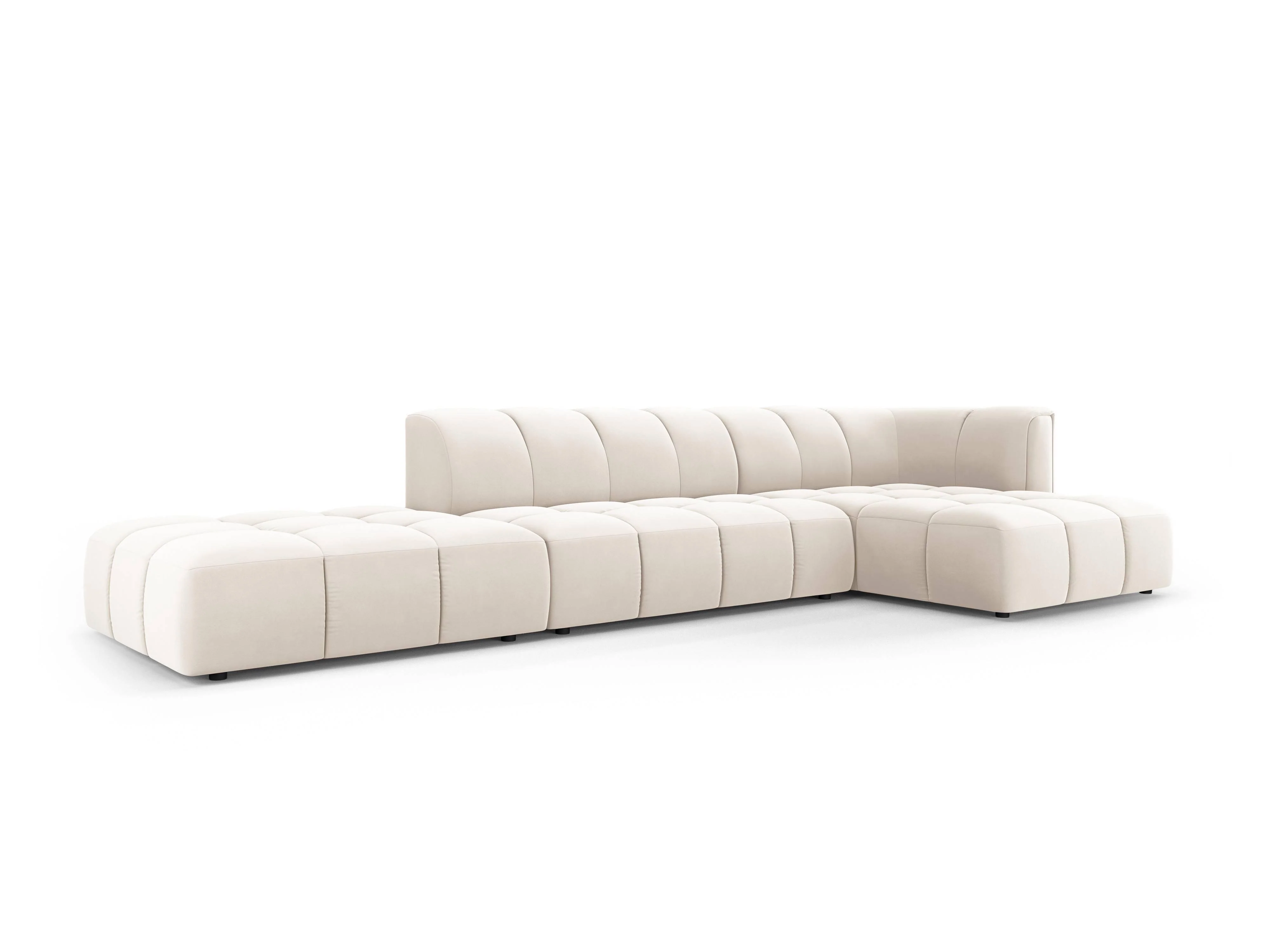 Hoekbank Francesca velvet rechts 5-zits