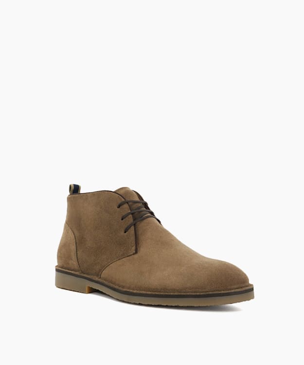 Cashed Taupe - Lace Detail Chukka Boots