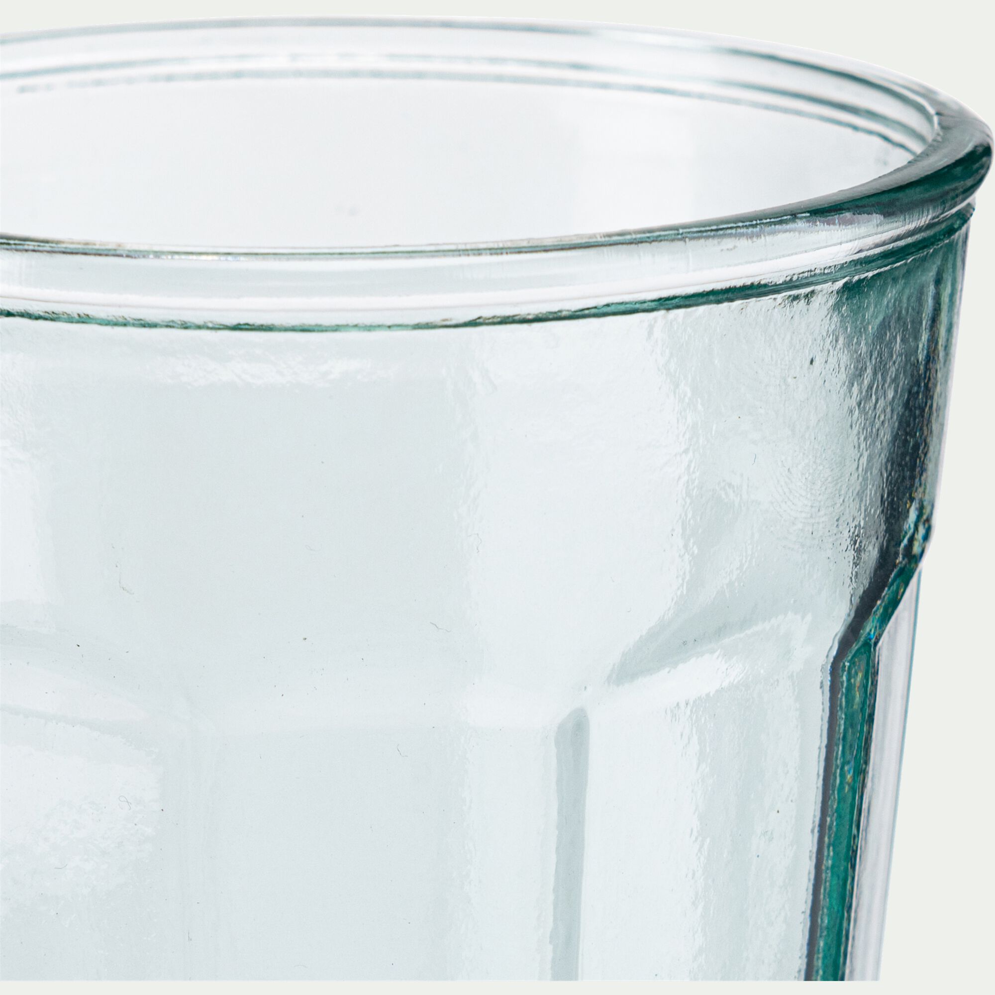 AQUA - Gobelet haut en verre recyclé 50cl - transparent