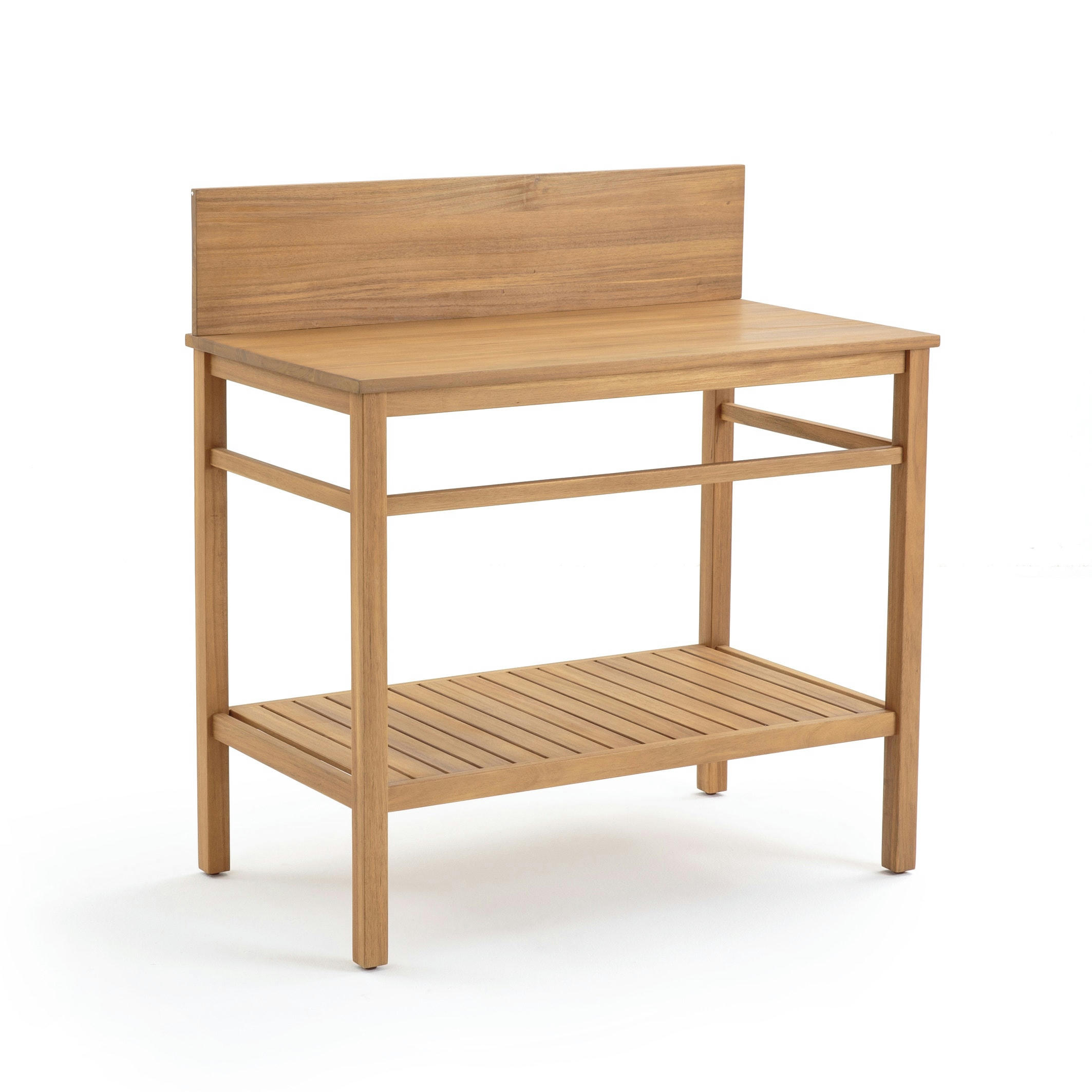 Meuble sous vasque Mercure, Acacia, 90 cm