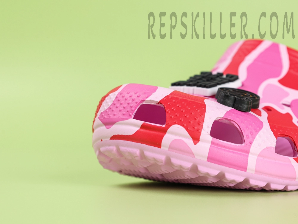 BAPE x Crx Classic Clog “ABC Camo Pink”