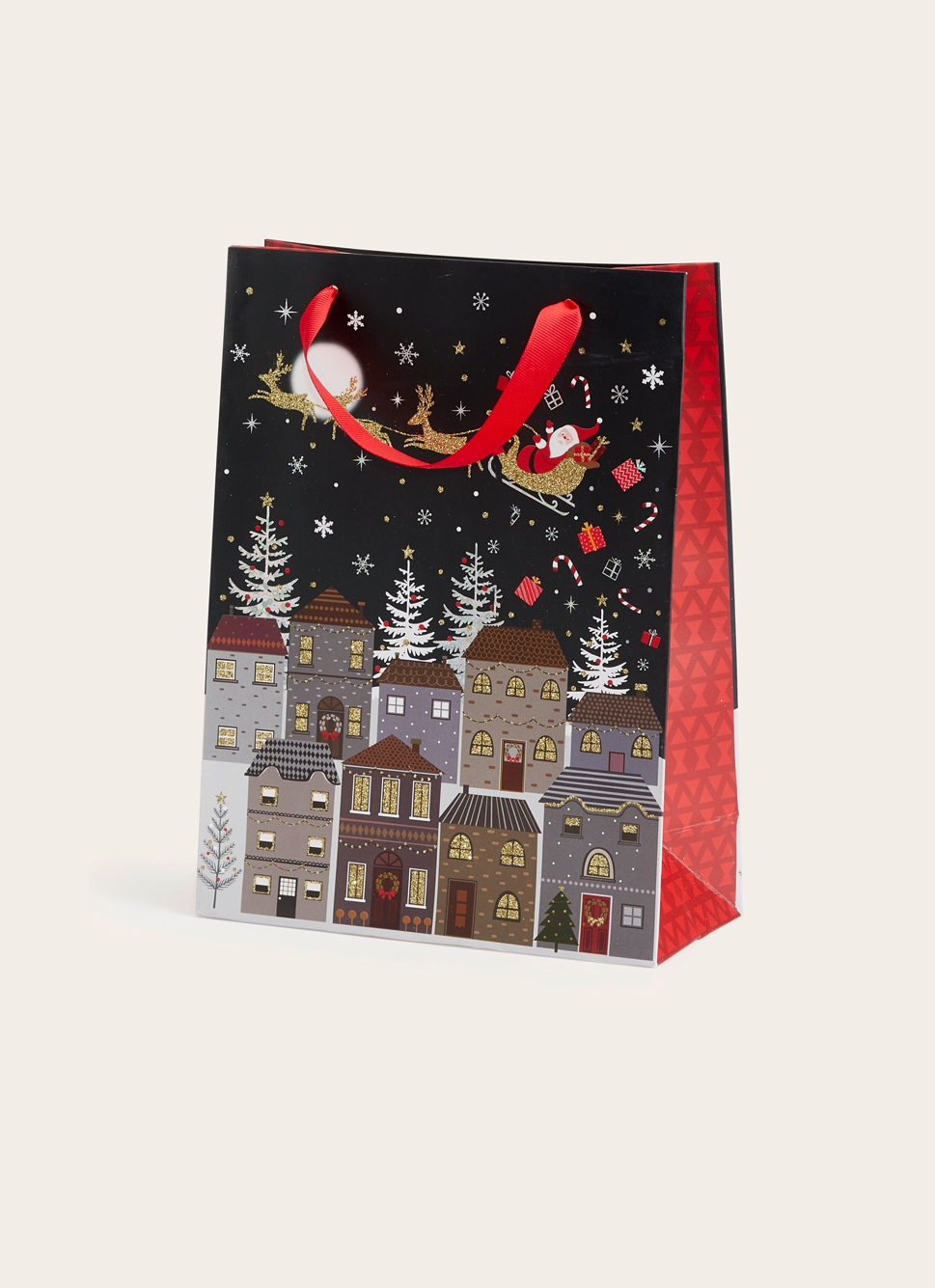 PETIT SAC CADEAU DÉCOR VILLE NOIR