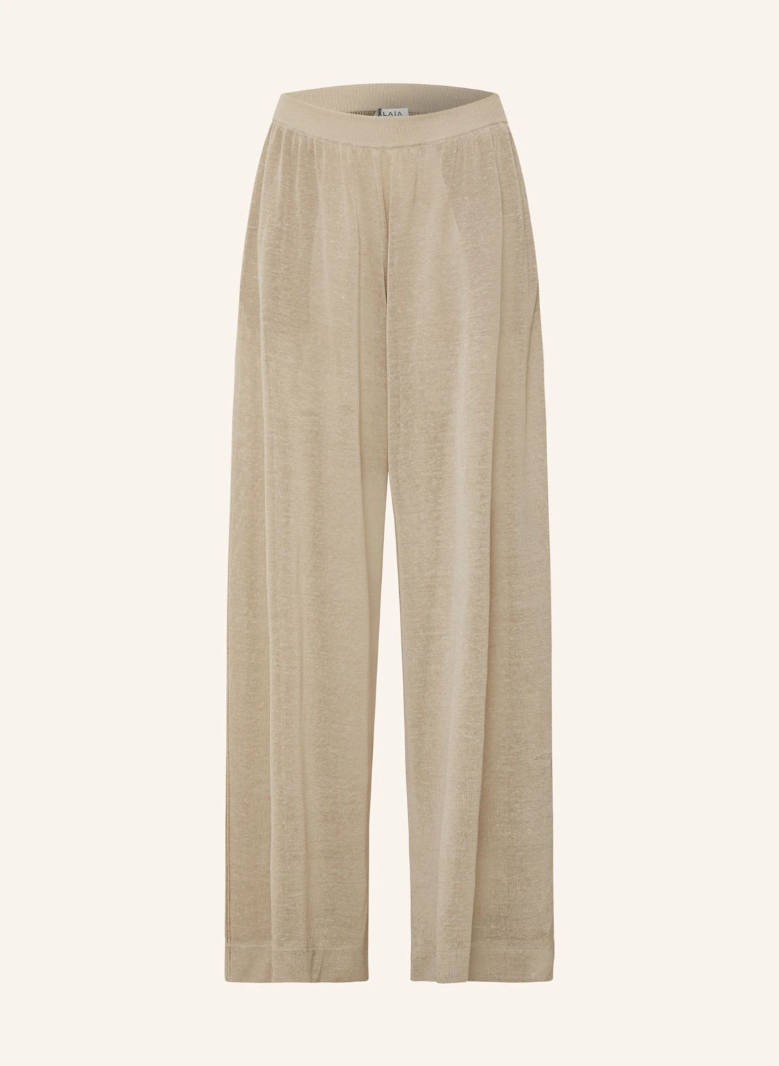 ALAÏA Strickhose aus Leinen