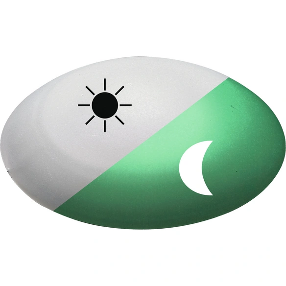 Wandpuffer, D.60 mm, nachleuchtend