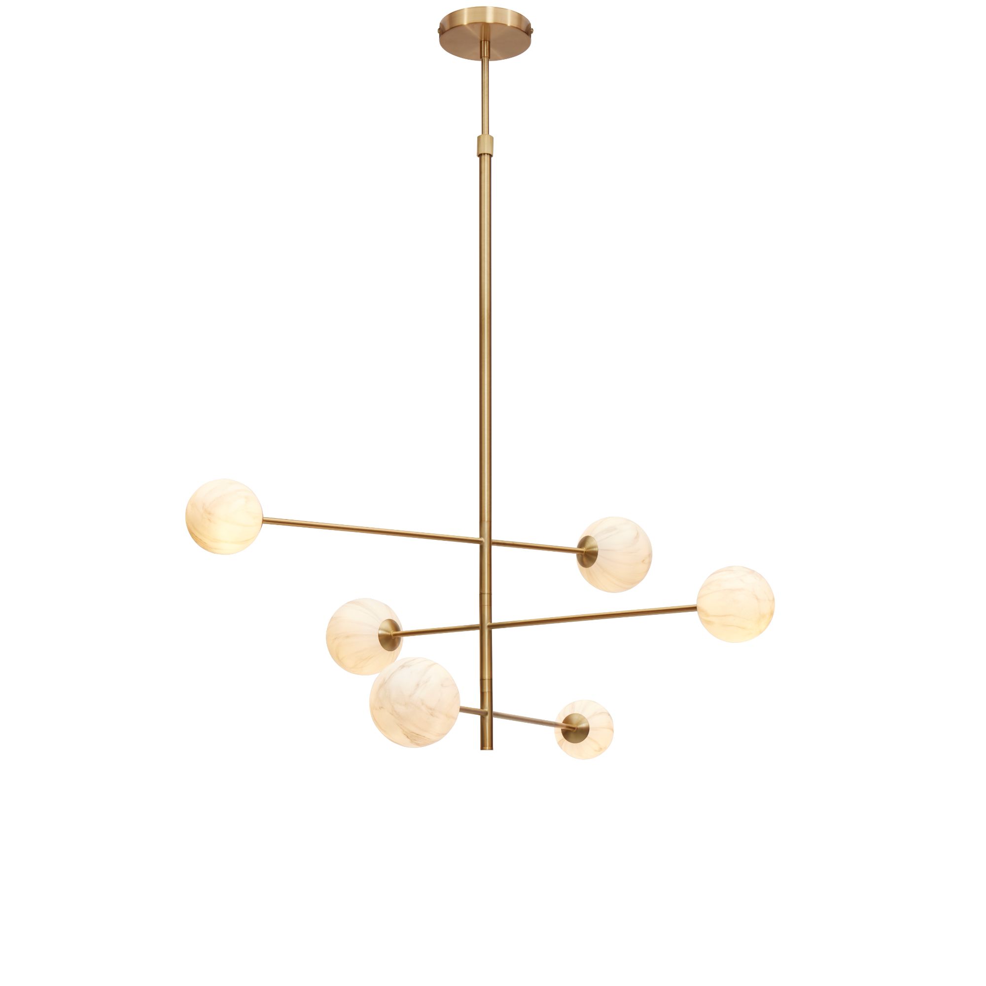 it's about RoMi hanglamp Carrara - wit - 100x100x95cm