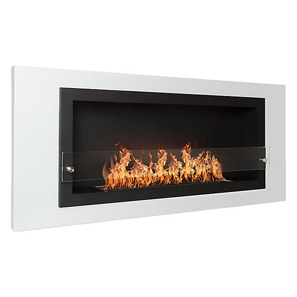 Cheminée éthanol Oxford XL - Coloris Blanc