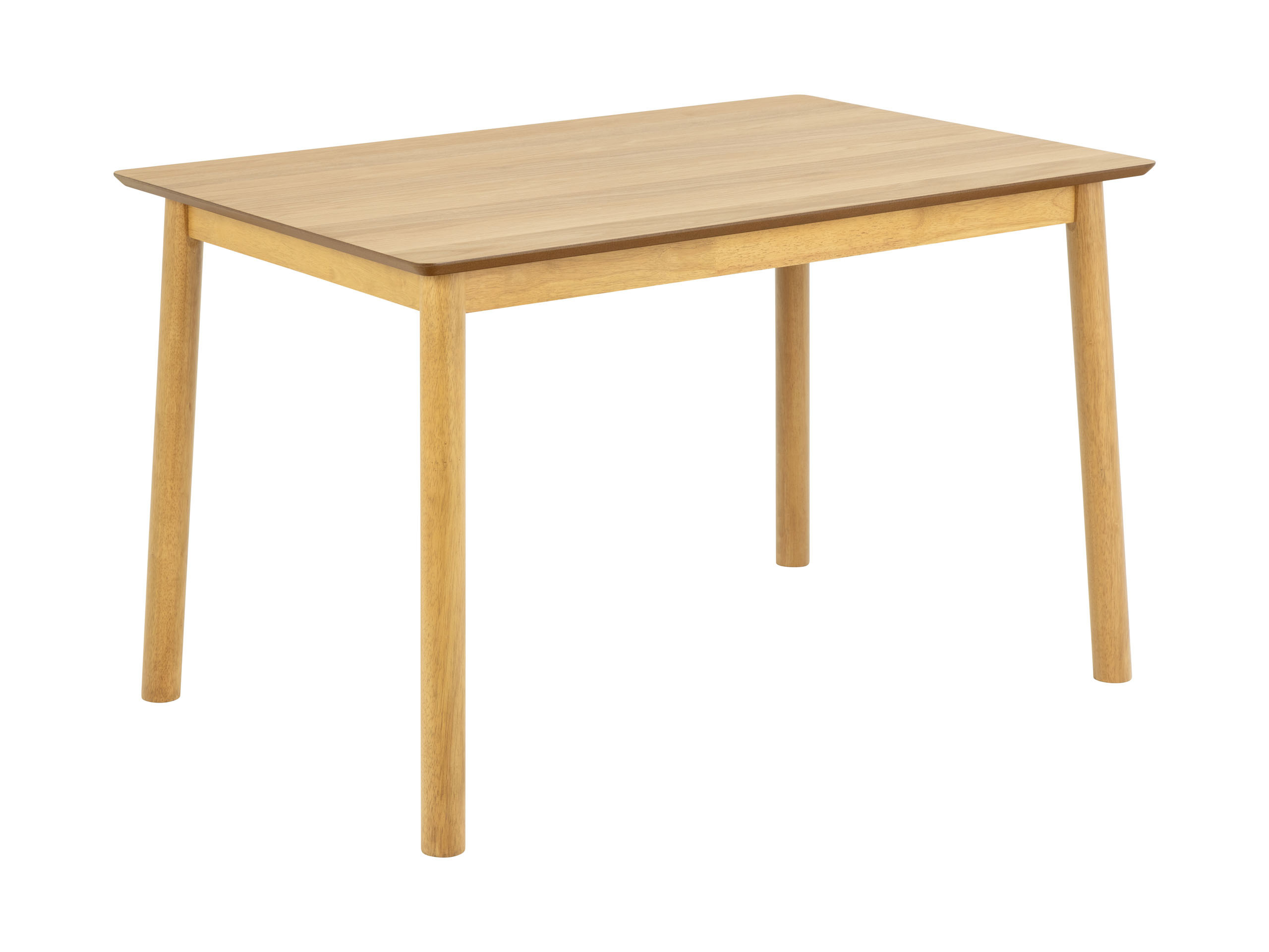 Stół Hikari 120x80 – dla 4 osób, skandynawski styl, drewno kauczukowe