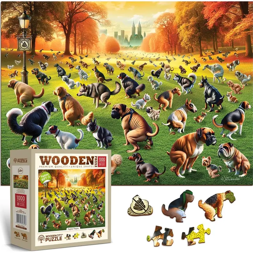 Puzzle Puppies Poopies XL